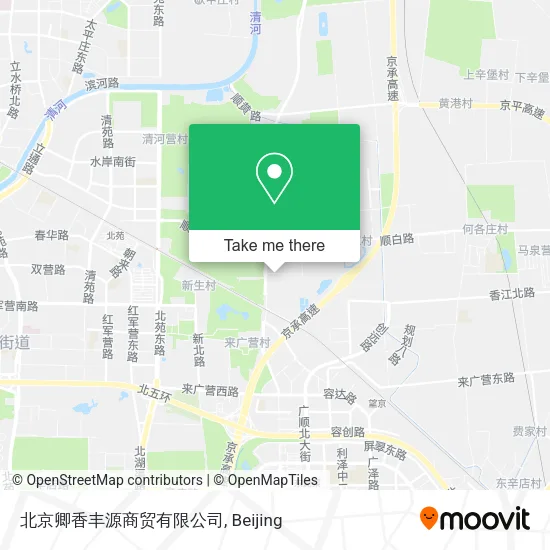 北京卿香丰源商贸有限公司 map