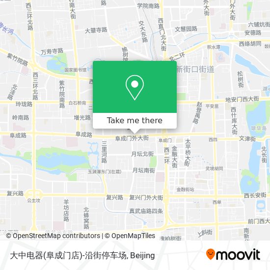 大中电器(阜成门店)-沿街停车场 map