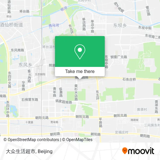大众生活超市 map