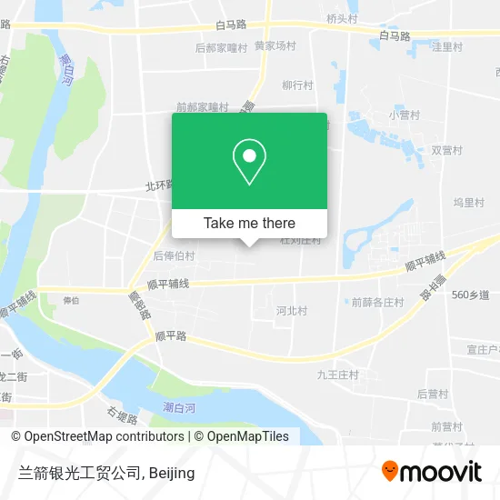 兰箭银光工贸公司 map