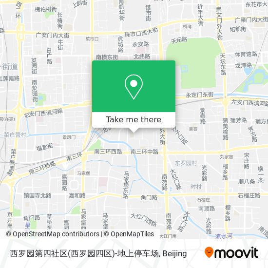 西罗园第四社区(西罗园四区)-地上停车场 map
