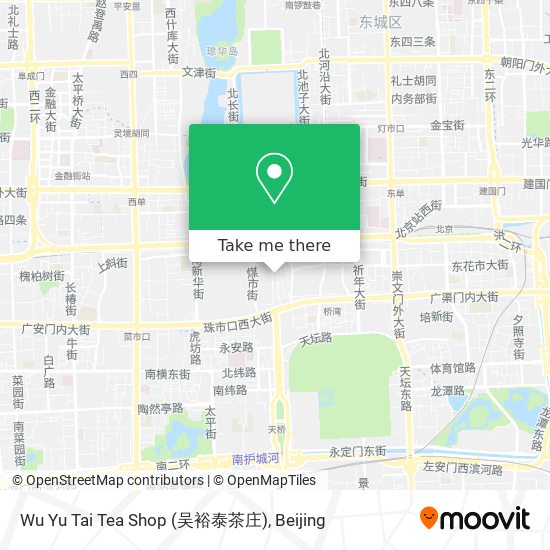 Wu Yu Tai Tea Shop (吴裕泰茶庄) map