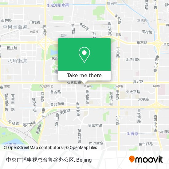 中央广播电视总台鲁谷办公区 map