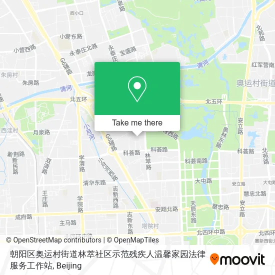 朝阳区奥运村街道林萃社区示范残疾人温馨家园法律服务工作站 map