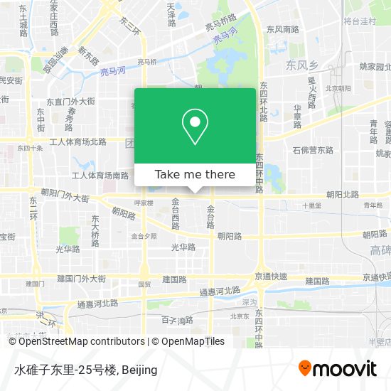 水碓子东里-25号楼 map