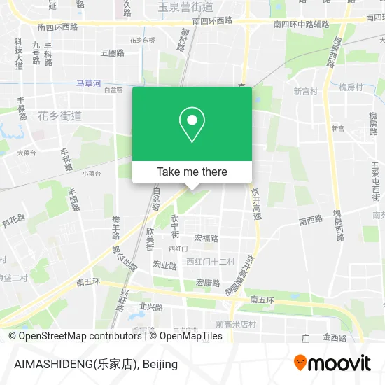AIMASHIDENG(乐家店) map