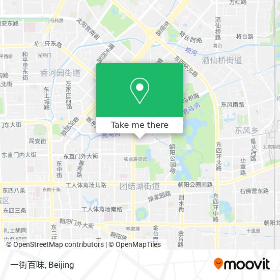 一街百味 map