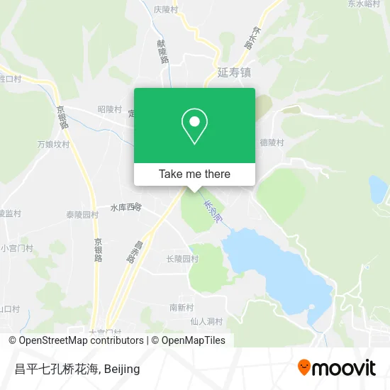 昌平七孔桥花海 map