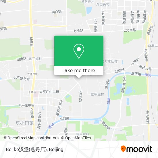 Bei ke汉堡(燕丹店) map