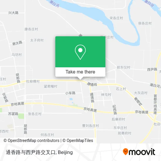 通香路与西尹路交叉口 map