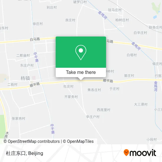 杜庄东口 map