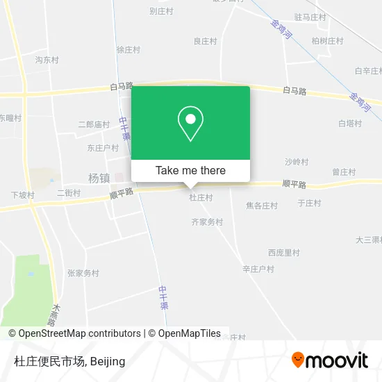 杜庄便民市场 map