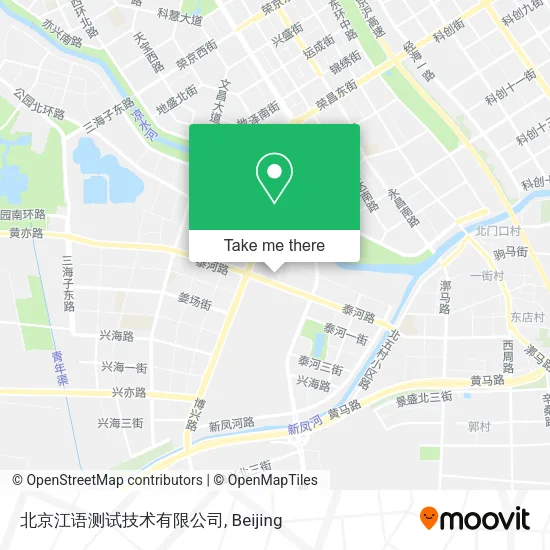 北京江语测试技术有限公司 map