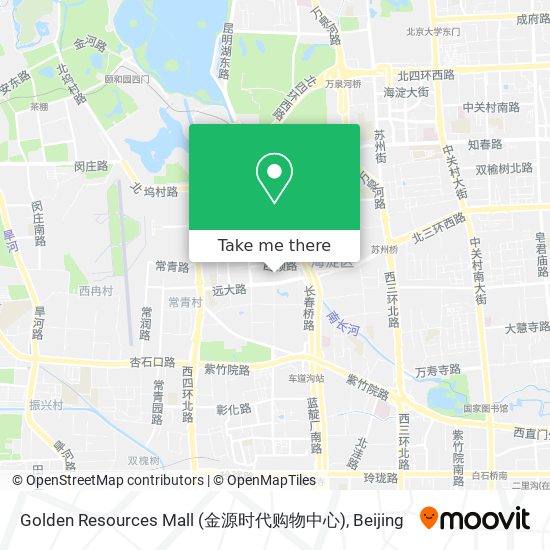 Golden Resources Mall (金源时代购物中心) map