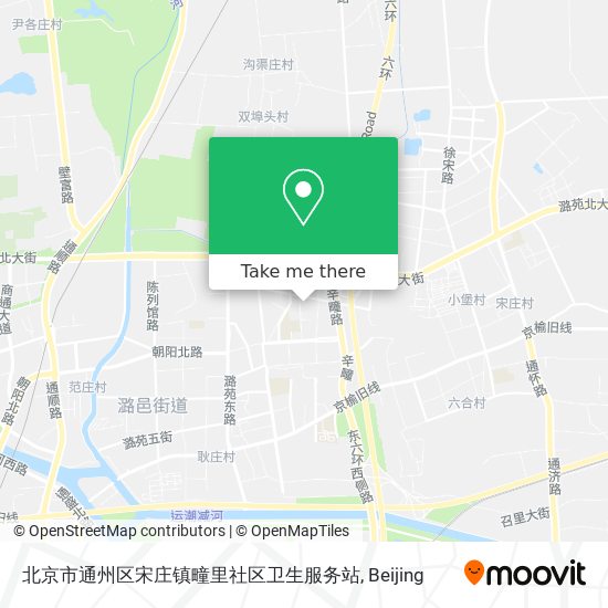 北京市通州区宋庄镇疃里社区卫生服务站 map