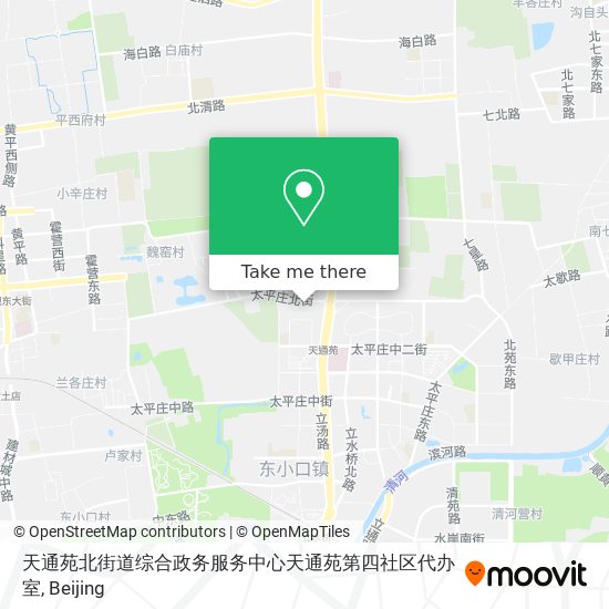 天通苑北街道综合政务服务中心天通苑第四社区代办室 map