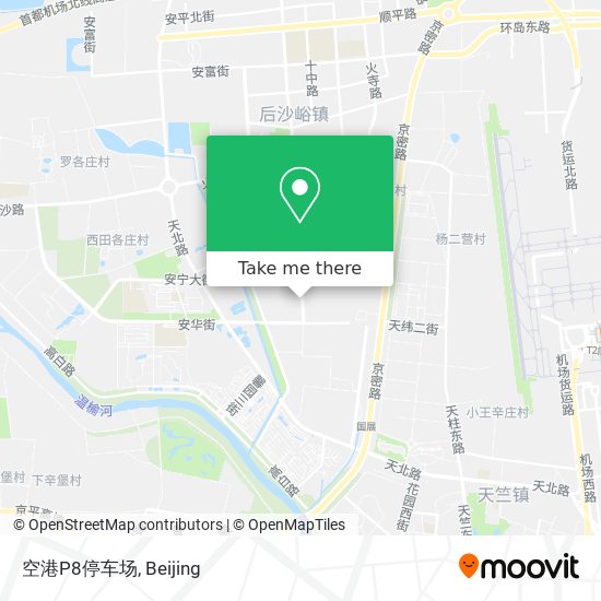 空港P8停车场 map