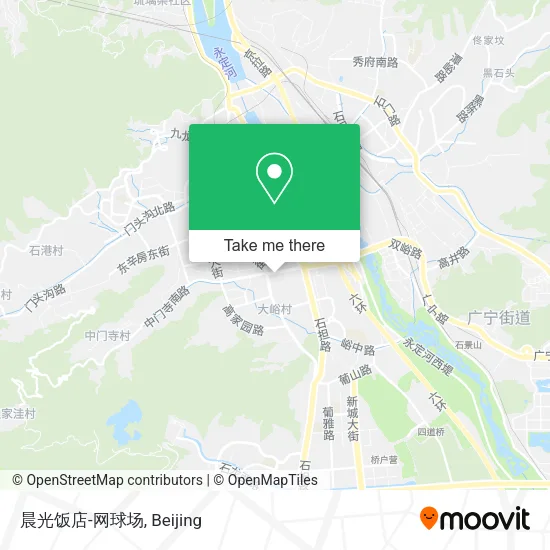 晨光饭店-网球场 map