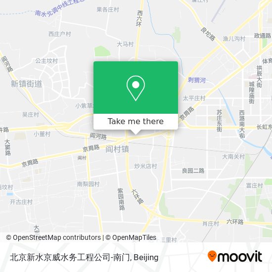 北京新水京威水务工程公司-南门 map