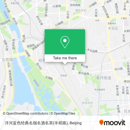 洋河蓝色经典名烟名酒名茶(丰裕路) map