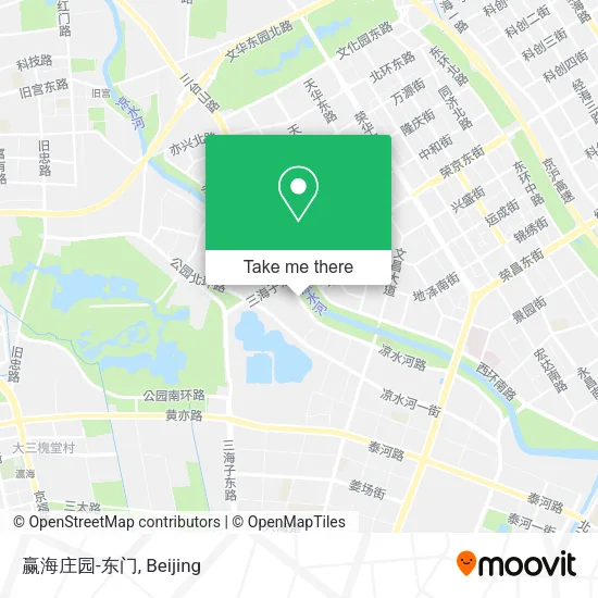 赢海庄园-东门 map