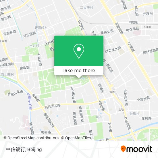 中信银行 map