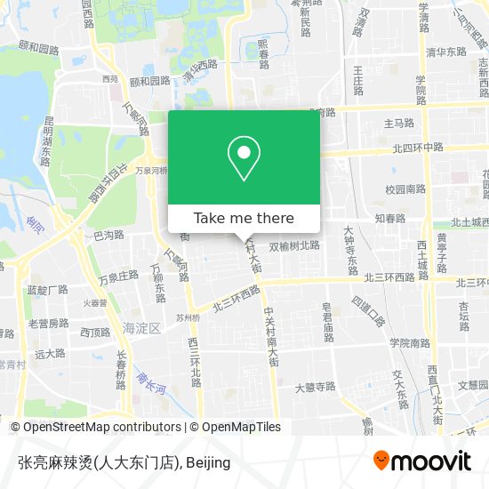 张亮麻辣烫(人大东门店) map