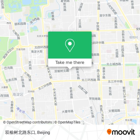 双榆树北路东口 map