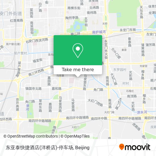 东亚泰快捷酒店(洋桥店)-停车场 map