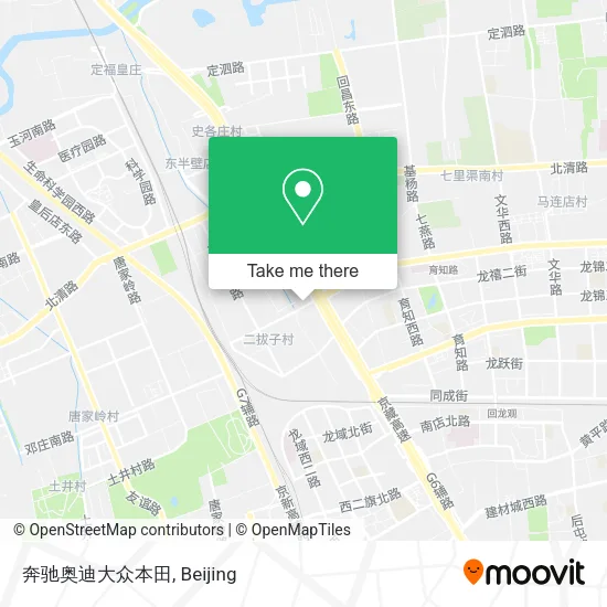 奔驰奥迪大众本田 map