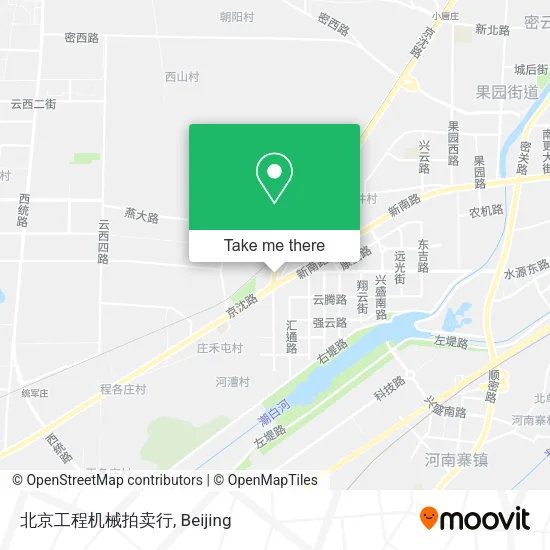 北京工程机械拍卖行 map