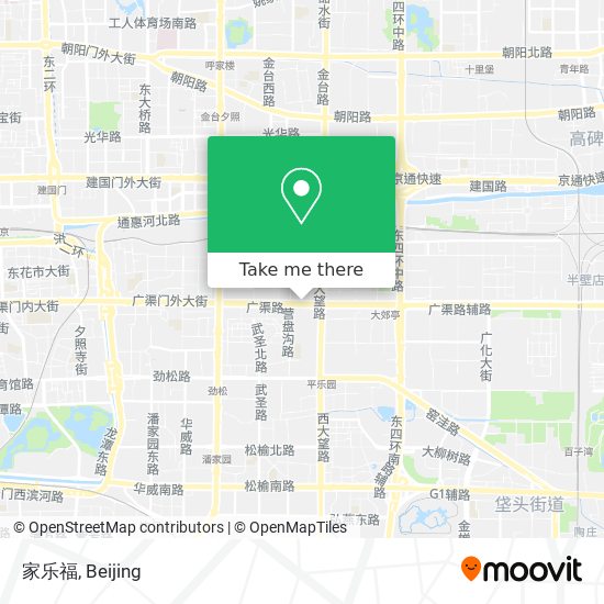 家乐福 map