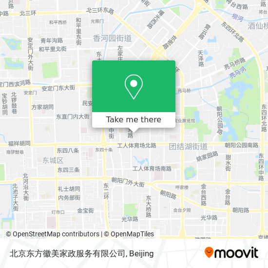 北京东方徽美家政服务有限公司 map