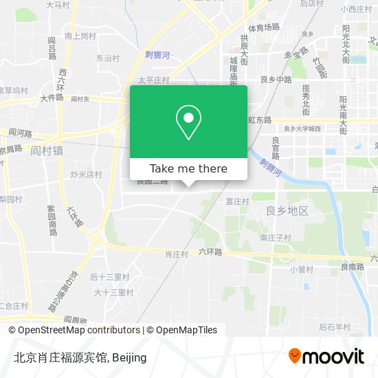 北京肖庄福源宾馆 map