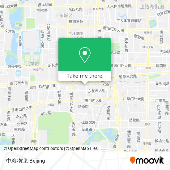 中粮物业 map