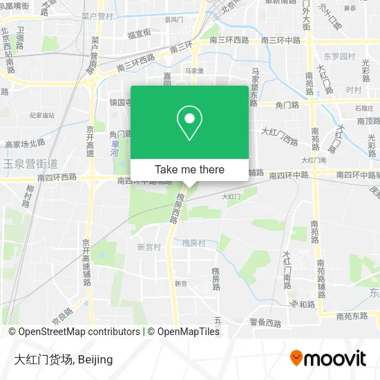 大红门货场 map