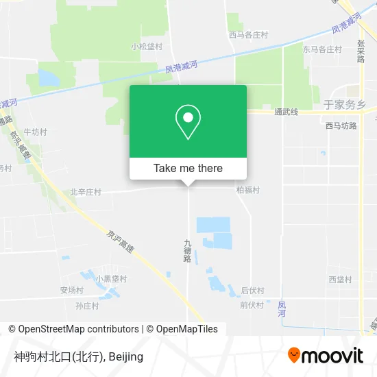 神驹村北口(北行) map