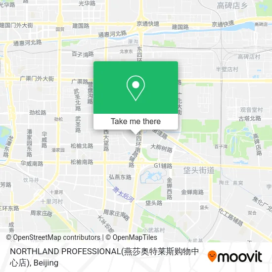 NORTHLAND PROFESSIONAL(燕莎奥特莱斯购物中心店) map
