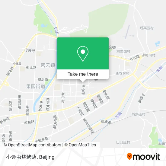小馋虫烧烤店 map