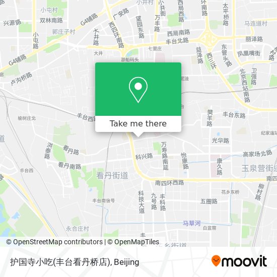 护国寺小吃(丰台看丹桥店) map