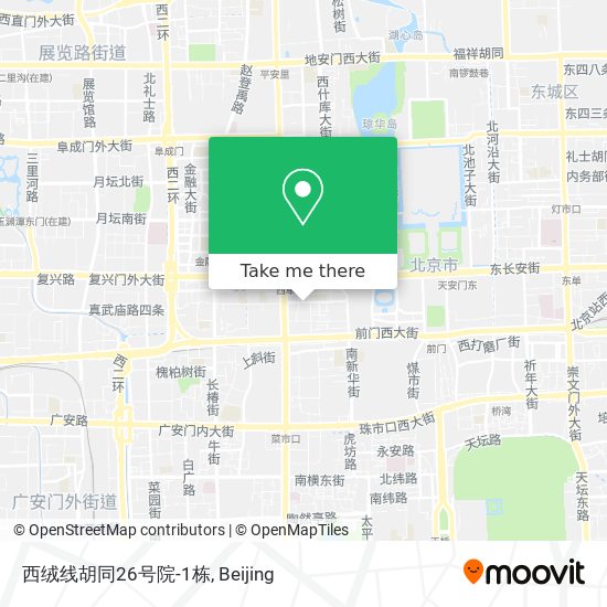西绒线胡同26号院-1栋 map