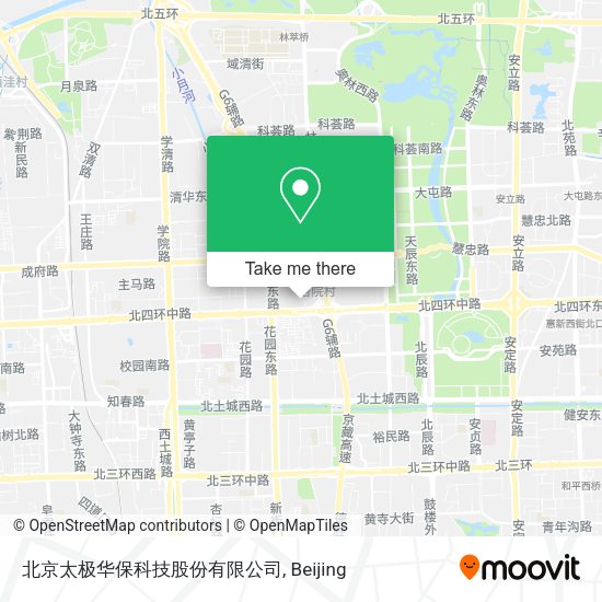 北京太极华保科技股份有限公司 map
