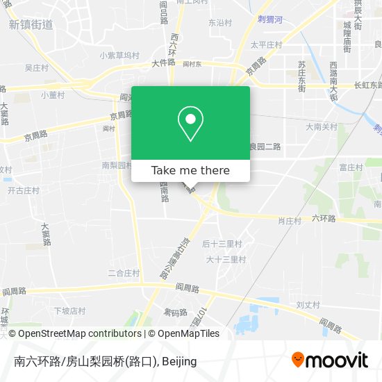 南六环路/房山梨园桥(路口) map
