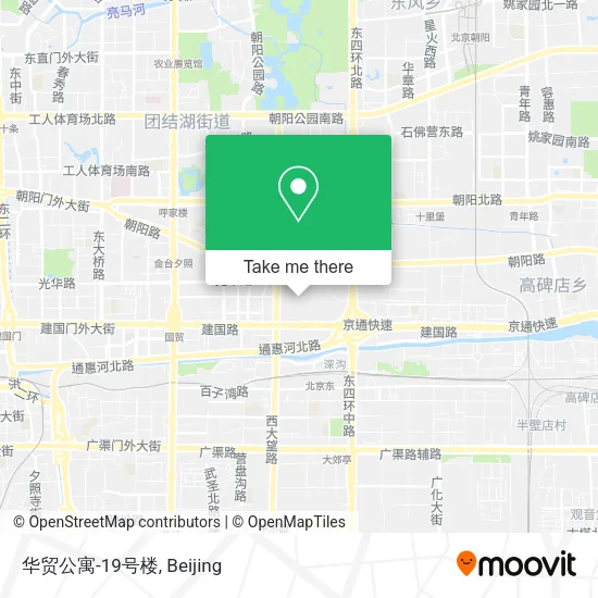 华贸公寓-19号楼 map