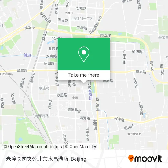 老潼关肉夹馍北京水晶港店 map