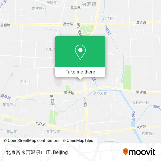 北京富来宫温泉山庄 map