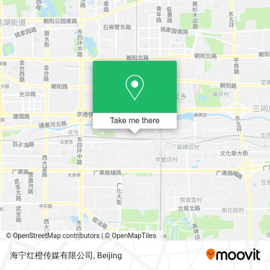 海宁红橙传媒有限公司 map