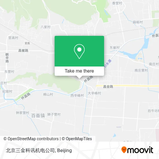 北京三金科讯机电公司 map