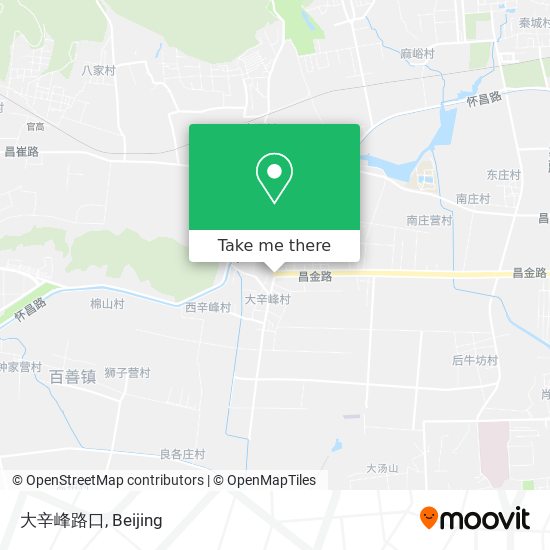 大辛峰路口 map