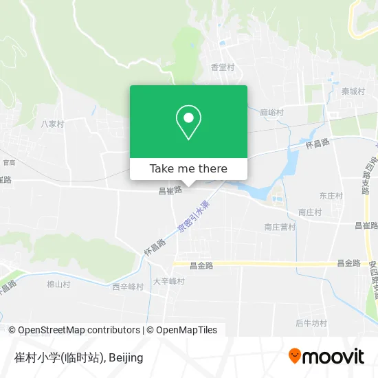 崔村小学(临时站) map